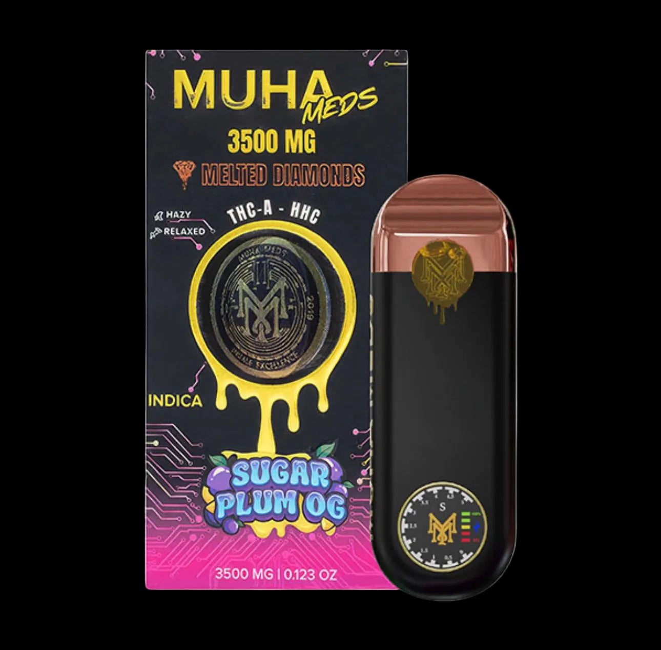 Muha Meds Gen 3 Melted Diamonds Disposable | 3.5g