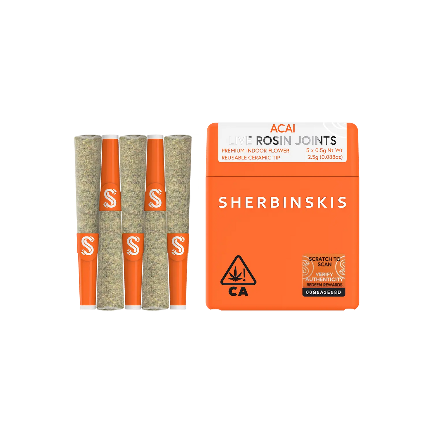 Sherbinski Live Rosin Pre Rolls